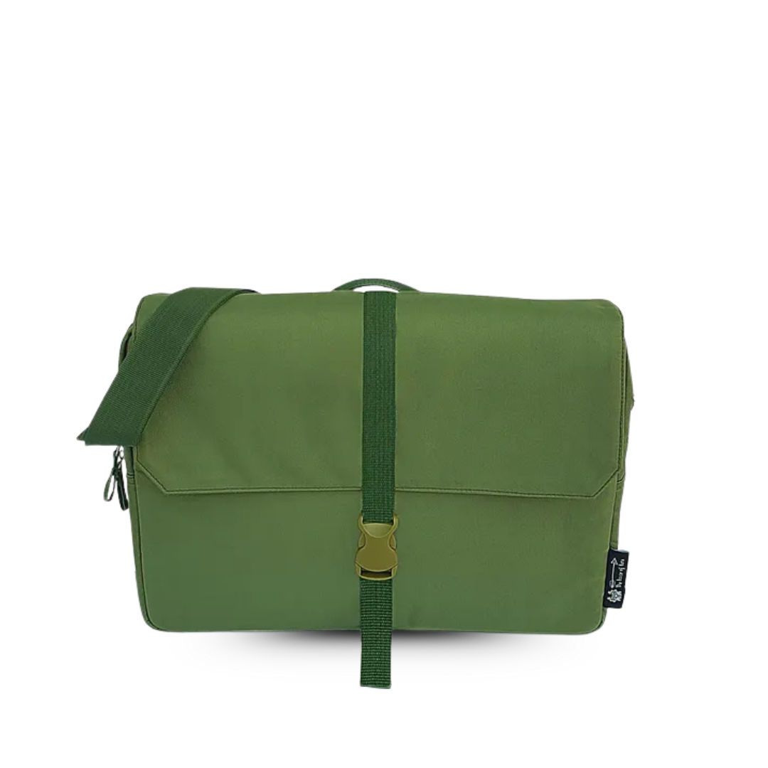 Green Unisex Laptop Messenger Bag for Everyday Use 012